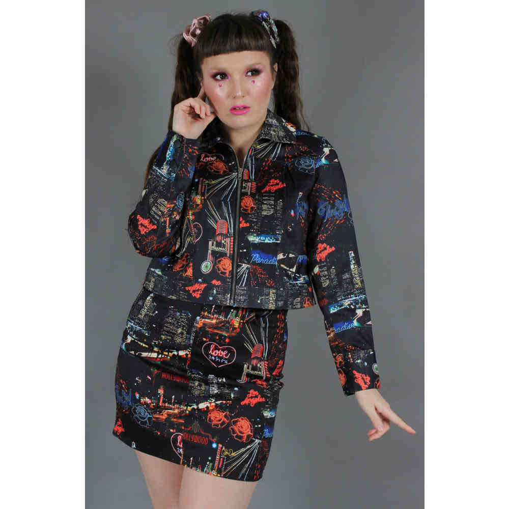 Jawbreaker - City Lights of Paradise Jacket - Multicolours